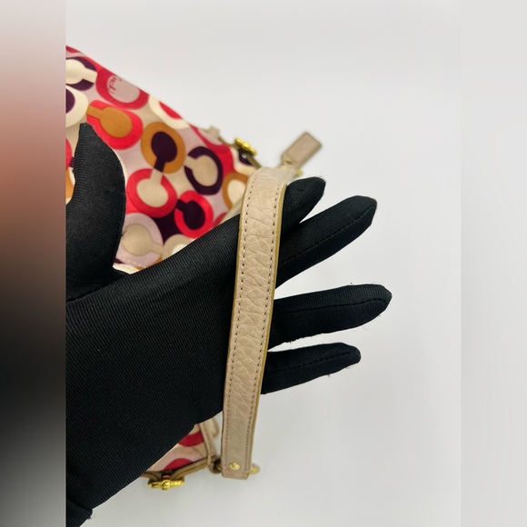 Coach Madison Op Art Sateen Maggie Mini Shoulder Bag - Picture 6 of 8